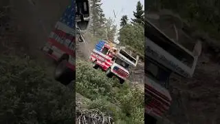 Flying RV camper with boat on the back! 4th of July 2024 Alaska cliff car launch!