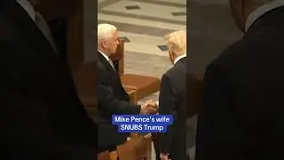 Mike Pence's wife Karen snubs Trump