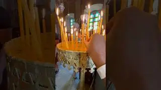 Candle for a prayer: Dormition of the Mother of Lord Hydra Orthodox Cathedral Church #hydra #greece