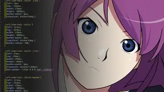 #3 I draw anime girl using only HTML and CSS