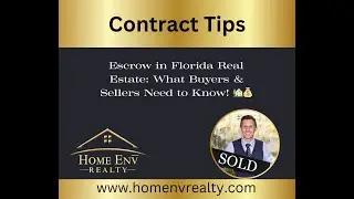 Escrow in Florida Real Estate: What Buyers & Sellers Need to Know! 🏡💰