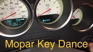 Mopar diagnostic code retrieval without a code reader (The Mopar Key Dance)