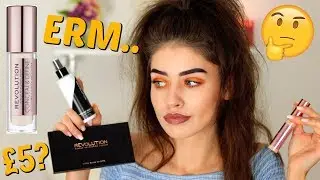 TESTING NEW REVOLUTION MAKEUP! FULL FACE & FIRST IMPRESSIONS | Jessie B