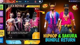ফাইনালি Hip Hop এবং Sakura Bundle Return আসছে😱Confirm Date|FF Session 1,2 Return|Free Fire New Event