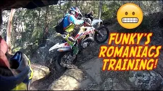 FUNKY'S ROMANIACS TRAINING! Watagans Amazon. Yamaha WR250R, KTM, GAS GAS, HUSABERG.