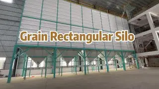 Grain Rectangular Silo | Grain Silos Manufacturers, Best Price #grainsilo #cornsilo