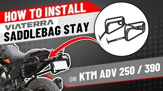 ViaTerra Saddlebag Rack for KTM ADV 390/250 Installation Guide #ktmadventure390