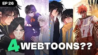 Creating 4 Webtoons At Once | with V1E