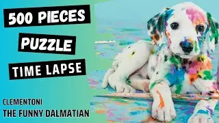 The Funny Dalmatian 500 Pieces| Clementoni Puzzle | Time Lapse