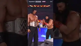 Roman rance versis d great Khali in WWE 🔥🔥 #shorts #short #shortvideo #viral