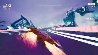 Redout 1 - Alaska Boss course 1080p 60fps max graphics