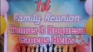 1st Family Reunion, Tomas & Roquesa Caneos Heirs
