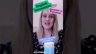 Intonation in English #accent #accentmodification #accentreduction