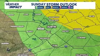 SUNDAY NIGHT: Tracking severe thunderstorm protentional