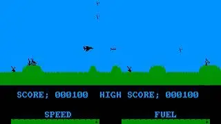 Harrier Attack! - Amstrad CPC - Gameplay 🎮
