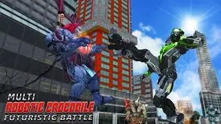 Multi Robotic Crocodile Futuristic Battle