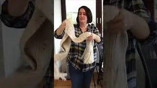 Kuschel-Schal auf dem Doppelbett 🧶 | Brother Strickmaschine  #wolleohneende  #strickanleitung