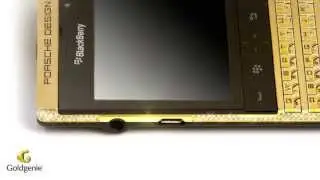 Luxury Phones | BlackBerry Porsche P'9981 | 24k Gold Luxury Phones | Goldgenie