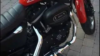 Harley Davidson 883R, prova su strada
