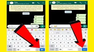 How To Put Send Button In Your Keyboard In Whatsapp || #Shorts || Enter key to send key in WhatsApp