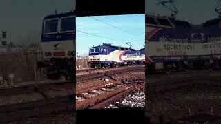 train edit#RailwayPhotography #NightTrain #SlovakTrains #ElectricLocomotive  #TravelByTrain