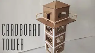 How to make a military tower out of cardboard.