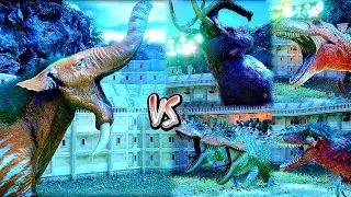 HOW STRONG IS THE NEW DEINOTHERIUM!? NEW DEINOTHERIUM VS ARK DINOS- ARK FIGHT CLUB EP40
