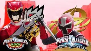 DINO CHARGE AND NINJA STEEL CROSSOVER PT1