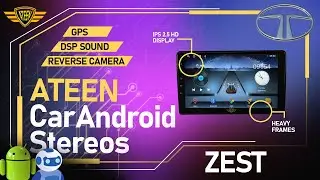 Ateen Tata Base Variant Hexa/Zest/Bolt Android Car Touch Screen Double Din Stereo After Installation