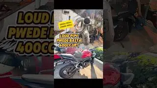 Eto pwede kay Yorme Loud Open Pipe basta 400cc Up! #cb650r #z900rs #loudpipe #jtechmoto #akrapovic