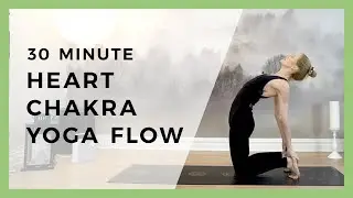 Heart Chakra Yoga Flow | Open Your Chest & Shoulders | Work Towards Camel Pose (Ustrasana)
