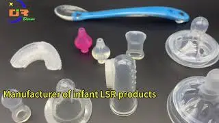 Injection molding manufacturing process of baby silicone product #siliconeproduct #manufacturing