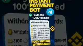 instant payment telegram bot 2025 #earnmoney