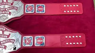 NWA Tv Title belt - Reggie Parks & myself.