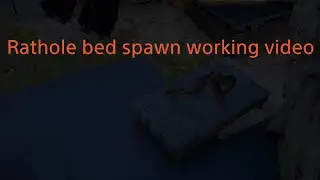 Ark rathole bed spawn working video