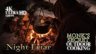 The Monk's Secret Stew: Cooking in a Cauldron at -16&deg;C | Winter Forest ASMR | 8 Hours