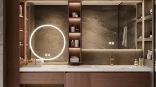 Upgrade Your Bathroom with Floating Vanity, Makeup Table & LED Smart Defog Mirror Review 