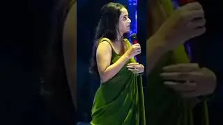 Deepthi Sunaina Hot on Stage 🤤🤤