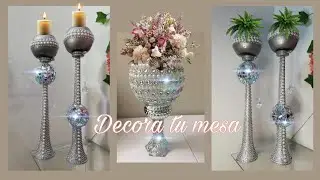 ¡Un toque elegante! para tu mesa echo por ti    // centros de mesa
