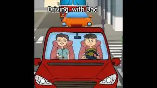 Driving test /Papa ke sath car Driving #funny #animatedcomedy #CodewithRakesh565 #jokes