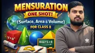🔥 Mensuration One Shot | Class 8 Maths #mathproblem #mensuration #mathtricks 