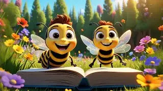 Three Little Bees Buzz and Spell | Spelling Song for Kids | Preschool Learning Nursery Rhyme