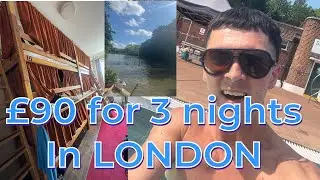 First time in a 9 bed, LONDON hostel drom & outdoor swimming
