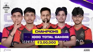 TG Mafia🗿Interview | iQOO TG Champion 🏆 In Zee Media Esports Tournament Free Fire Max Esports 