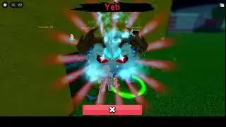 Rolled yeti kid in blox fruits #roblox #bloxfruits