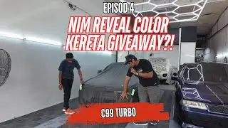 199 GARAGE VLOG: NIM REVEAL COLOR KERETA GIVEAWAY C99 TURBO!!