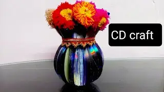 DIY Reuse OLD CD craft/ home decor idea | @cooking and crafting with suganthi 