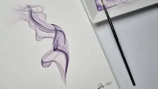 Top Watercolor Artist Shares Best Techniques for Transparent Smoke