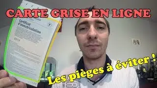 CARTE GRISE en ligne 🤯 Les PIEGES à EVITER ! 🤦‍♀️ [VLOG #04]