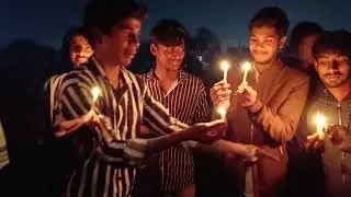 black day for india#candle march by jnv begusarai students#